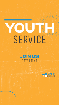 Youth Service Facebook Story