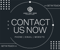 Modern Contact Us Facebook Post Design