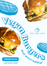 Vegan Burgers Poster