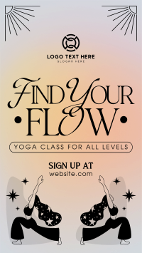 Minimalist Yoga Class Instagram Story Design