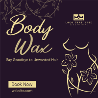 Body Waxing Service Instagram Post