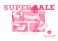 Super Sale in Sporting Goods Postcard Design