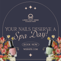 Floral Nail Services Instagram Post