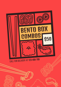 Bento Box Combo Flyer