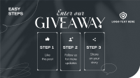 Elegant Giveaway Steps Animation