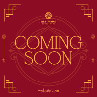 Oriental Vintage Coming Soon Instagram Post Image Preview