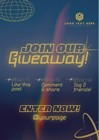 Retro Pop Giveaway Flyer