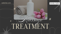 Hot Massage Treatment Facebook Event Cover