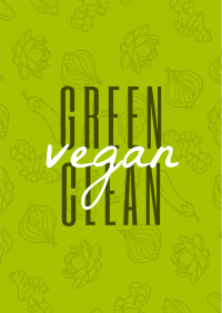 Green Clean and Vegan Flyer