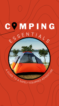 Camping Essentials Facebook Story