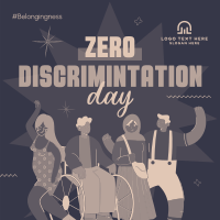 Zero Discrimination Day Linkedin Post Design