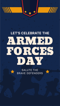 Armed Forces Day Greetings Instagram Story