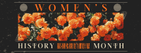 Women's History March Facebook Cover Design