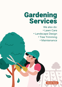 Outdoor Gardening Services Flyer