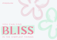 Floral Bliss Postcard