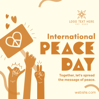 United for Peace Day Instagram Post