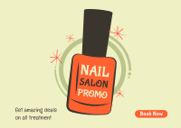 Nail Salon Discount Postcard