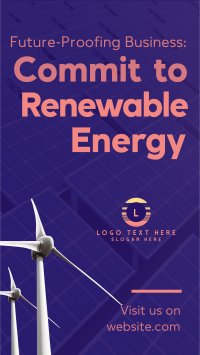 Commit to Renewable Energy TikTok Video