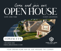 Real Estate Open House Facebook Post