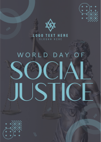 Social Justice Day Poster Design