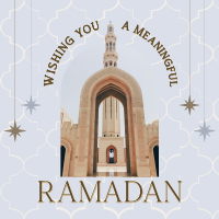 Greeting Ramadan Arch Instagram Post