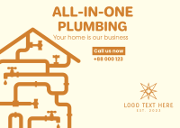 All-in-One plumbing services Postcard