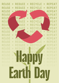 Earth Day Recycle Poster