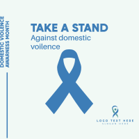 Take A Stand Against Violence Instagram Post