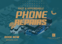 Fastest Phone Repair Postcard