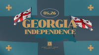 Georgia Independence Day Celebration Animation