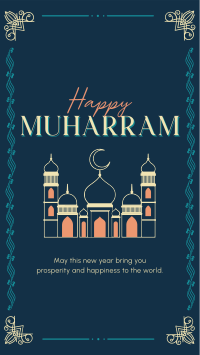Decorative Islamic New Year Instagram Story
