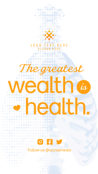 Health is Wealth Instagram Story