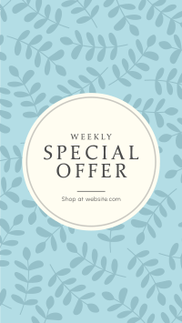 Special Offer Leaves Instagram Story