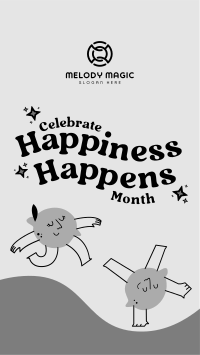 Celebrate Happiness Month Facebook Story