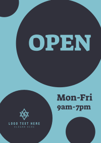 Open Hours Poster