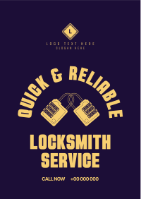 Locksmith Badge Flyer