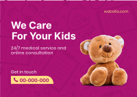 Pediatric Care Postcard