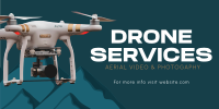 Aerial Drone Service Twitter Post