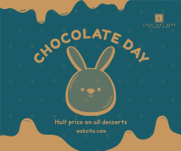 Chocolate Bunny Facebook Post