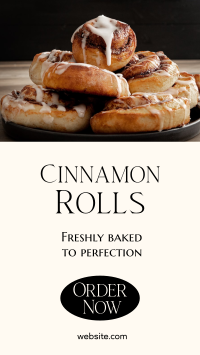 Cinnamon Rolls Elegant Instagram Reel