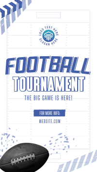 Football Sport Tournament Facebook Story