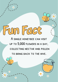 Bee Day Fun Fact Flyer