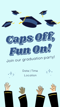 Caps Off Fun On Graduation Party YouTube Short