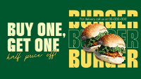 Double Burger Promo Facebook Event Cover
