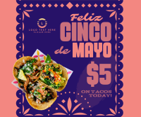 Playful Cinco De Mayo Facebook Post