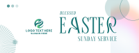 Easter Sunday Service Facebook Cover