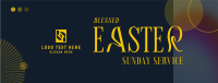 Easter Sunday Service Facebook Cover Design