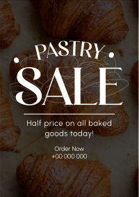 Pastry Sale Today Flyer