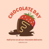 Chocolate Strawberry Instagram Post Image Preview