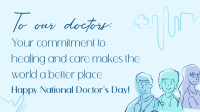 Medical Doctors Lineart Animation